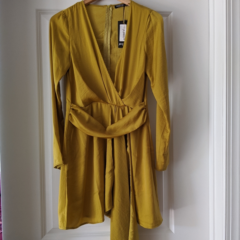 NWT Nasty Gal Silk Dress
